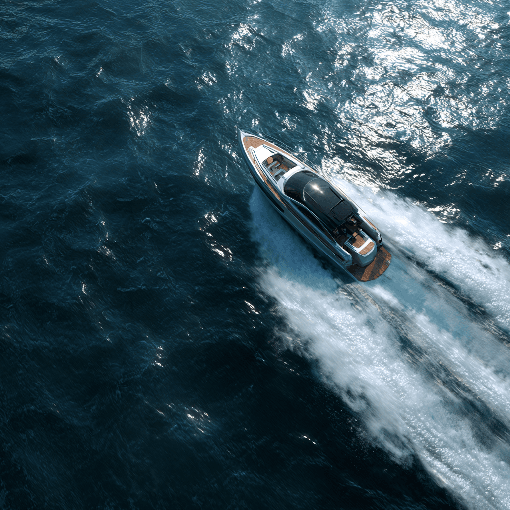 Superyacht at anchor in the Mediterranean — the true cost of ownership extends far beyond the purchase price